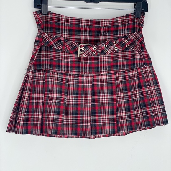 No Boundaries Skirts Vintage Y2k No Boundaries Pleated Plaid Skirt